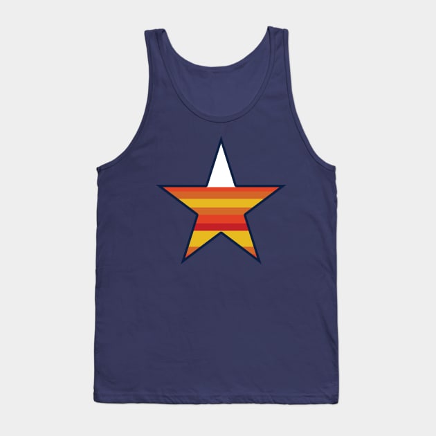 Houston Tequila Star Tank Top by StickyHenderson